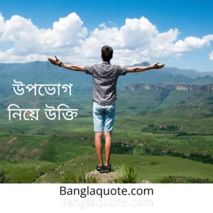 উপভোগ নিয়ে উক্তি
